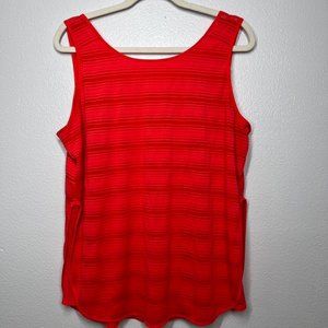 Athleta Striped Layered Tank XL